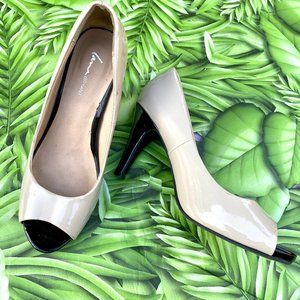 Lane Bryant Women's Tan & Black Heels